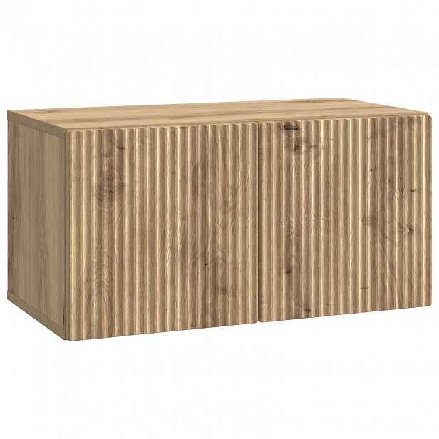 vidaXL Nástěnná TV skříň 59,5 x 31 x 30 cm Dub artisan