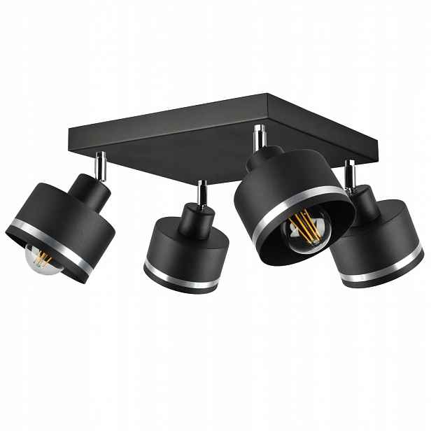 Kovová lampa Stropní Svítidlo Stropní lustr s páskem