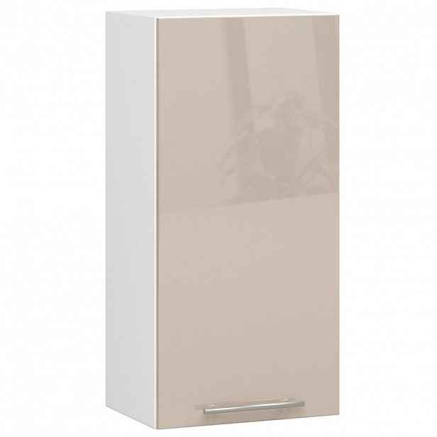 RAUMHIRSCH FURNITURE ZÁVĚSNÁ SKŘÍŇ Bílá, Cappuccino lesk 72/40/30