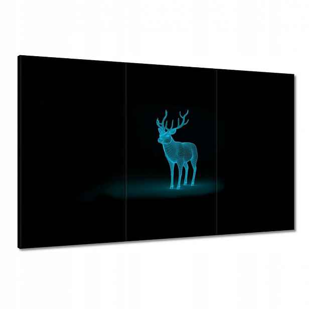 Obrazy 120x80 Tyrkysový jelen