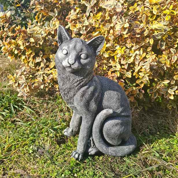 Betonová zahradní figurka Kočka kotě figurka kočky