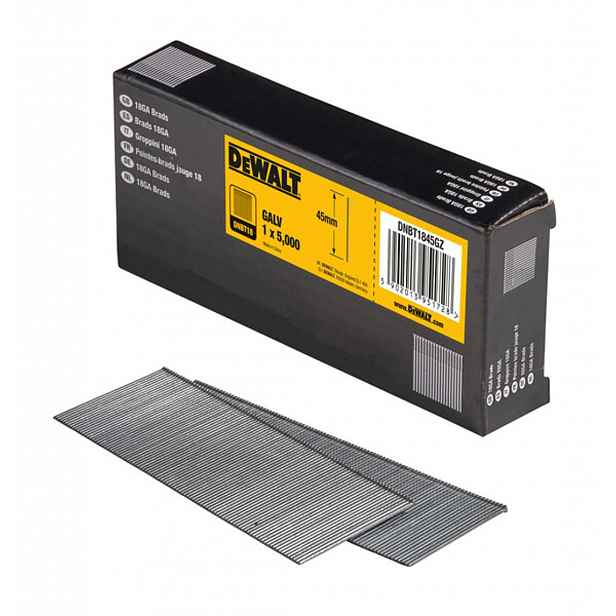DeWALT - Hřebíky 45 mm, 5000 ks DNBT1845GZ