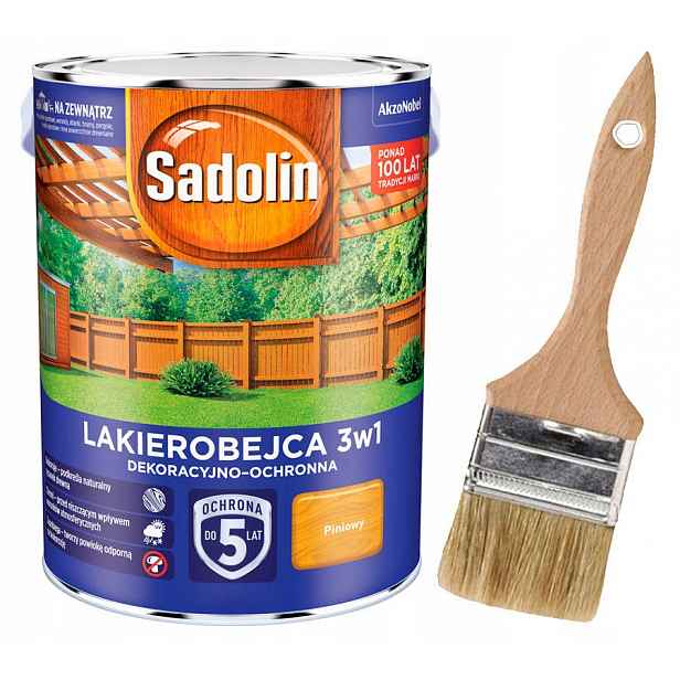 Sadolin Lak na dřevo 3v1 5L Piniový