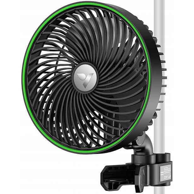 Ventilátor cirkulátor Vivosun AeroWave E6 zelený