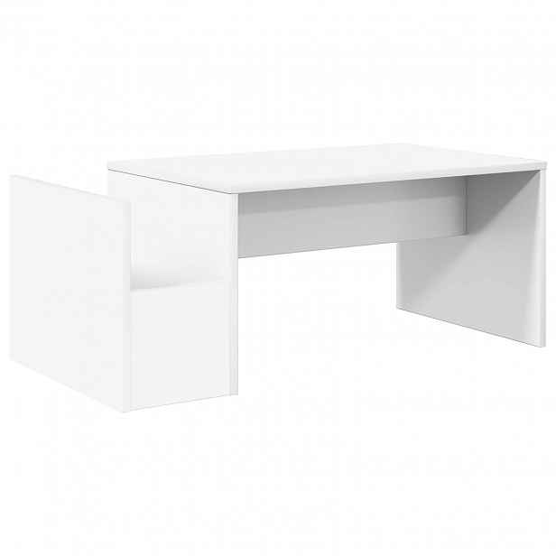vidaXL Konferenční stolek Bílá 90 x 45 x 35 cm Kompozitní dřevo