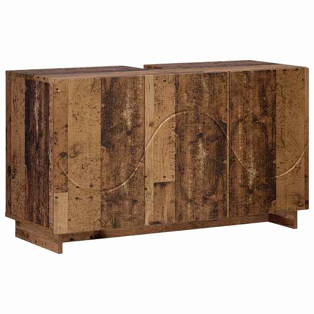 vidaXL Koupelnová skříňka Staré dřevo 101 x 41 x 58 cm