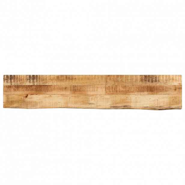 vidaXL Stolní deska 120x40x3,8 cm živá hrana hrubé mangovníkové dřevo