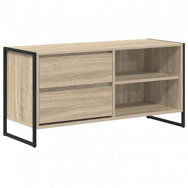 vidaXL Televizní skříň 100 x 36 x 49,5 cm Dub sonoma Kompozitní dřevo