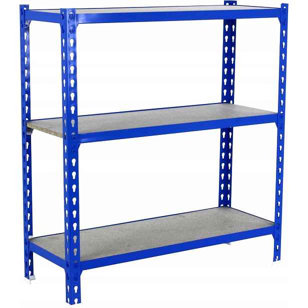 Kovový Regál Simon Rack Maderclick 100x100x40 CM 3 Police 150 Kg