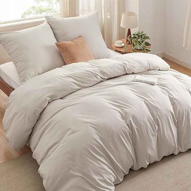 Povlečení 200x220 cm 3 díly mikrovlákno polyester 2 povlaky na polštáře 80x80