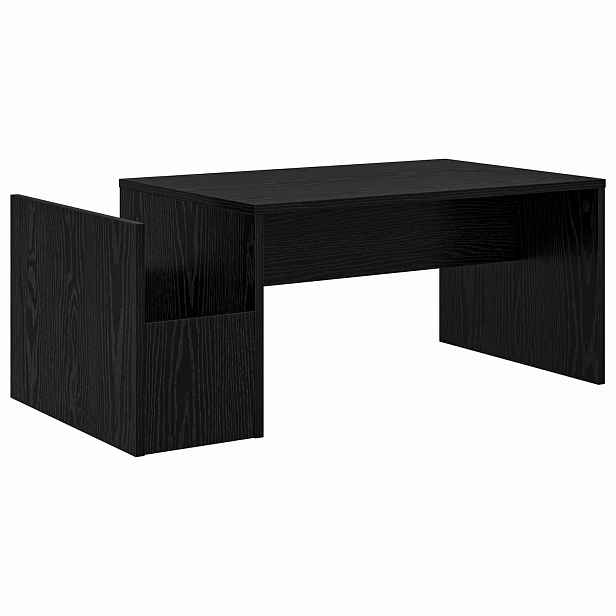 vidaXL Konferenční stolek Černý dub 90 x 45 x 35 cm Kompozitní dřevo