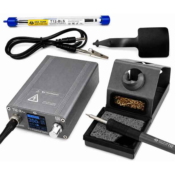 Pájecí stanice Oss Team T12-X Plus 72W pro odporové hroty T12