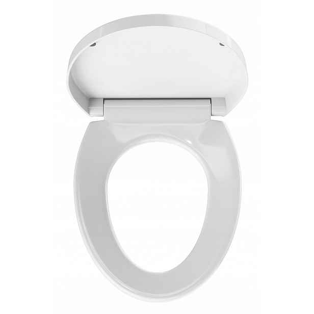 Wc Sedátko Na Toaletu S Pozvolným Sklápěním, Tvrdé, Odnímatelné, Bílé