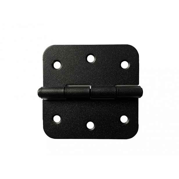 Z 75c Závěs stavební černý 75x75x2mm