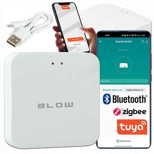 Řídicí Jednotka Brány Brána ZigBee 3.0 Bluetooth WiFi Tuya Chytrý Life Domácí Lan