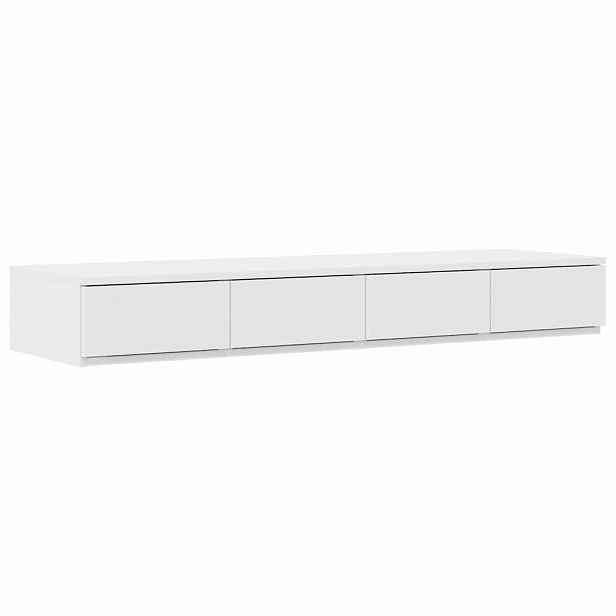 vidaXL Zásuvky pod postel Bílá 120 x 36,5 x 16,5 cm Kompozitní dřevo