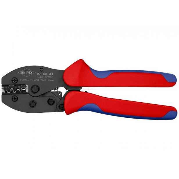 Lisovací (pražské) kleště pro kabelové koncovky PreciForce Knipex 97 5