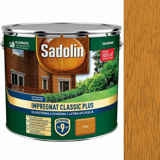 Sadolin Classic Plus Vodní Impregnace 4,5 L Pinia