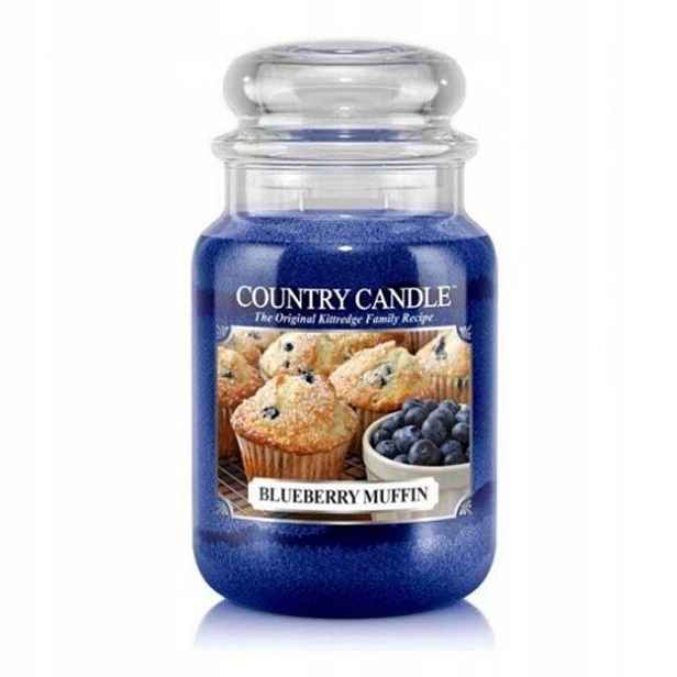 Střední vonná svíčka Country Candle Blueberry Muffin 452 g