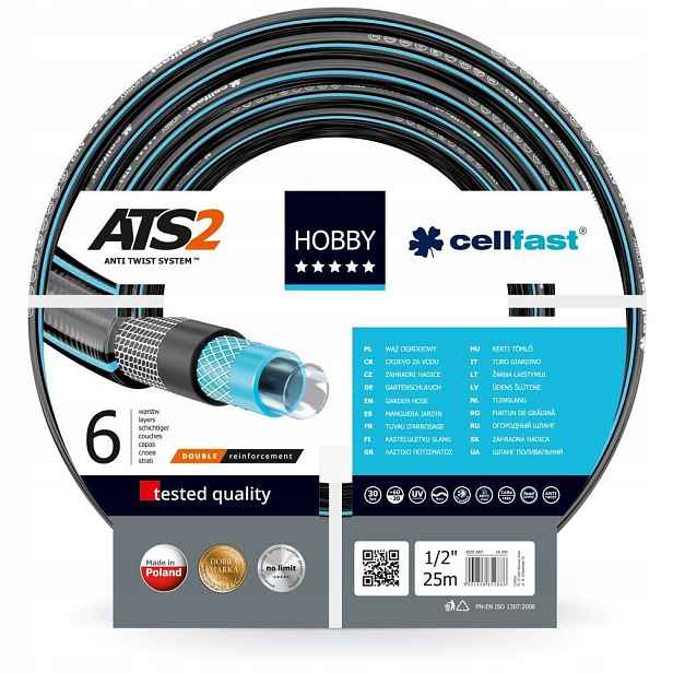 Hadice CellFast Hobby ATS2 1/2 palce 25 m