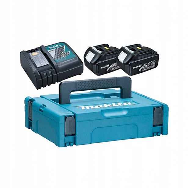 Makita 197952-5 set baterií 18V Lxt, 2*BL1830B 18V/3Ah DC18RC, Makpac 1