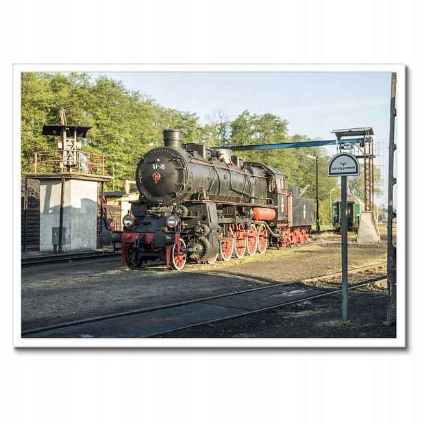 Plakáty v rámu 70x50 Parovoz Ty1-76