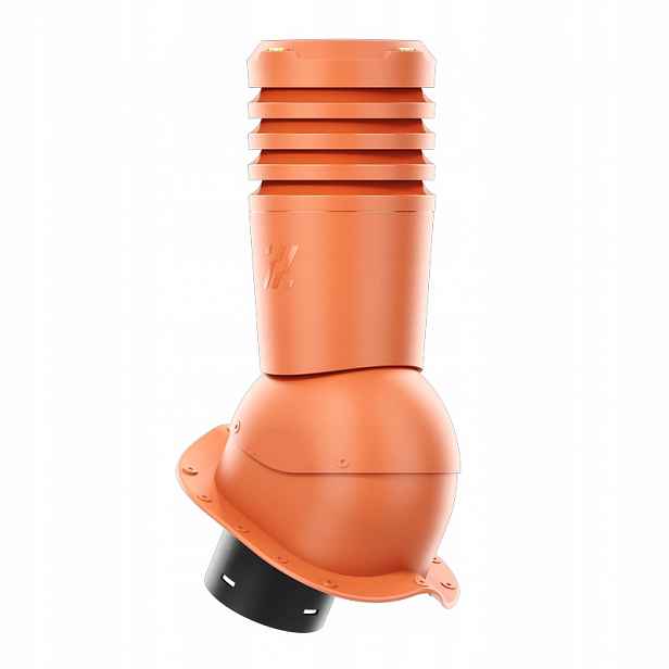 Větrací komín Ecoline pro plechovou střešní krytinu, profil N, 150 mm, cihlový