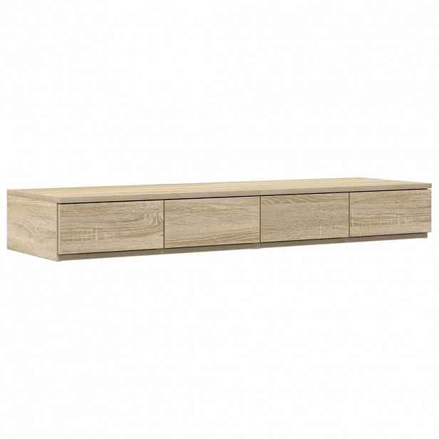 vidaXL Zásuvky pod postel Sonoma dub 120 x 36,5 x 16,5 cm