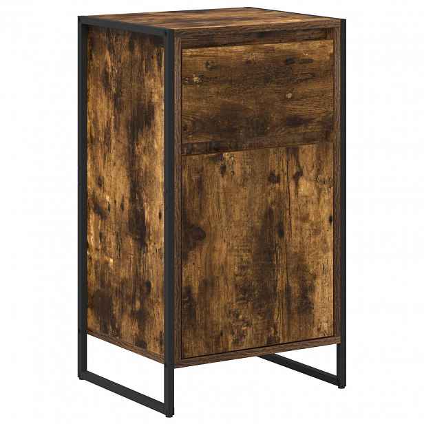 vidaXL Servírovací skříň Kouřový dub 43 x 36 x 75,5 cm