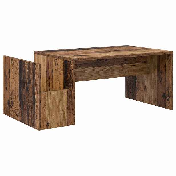 vidaXL Konferenční stolek Staré dřevo 90 x 45 x 35 cm Kompozitní dřevo