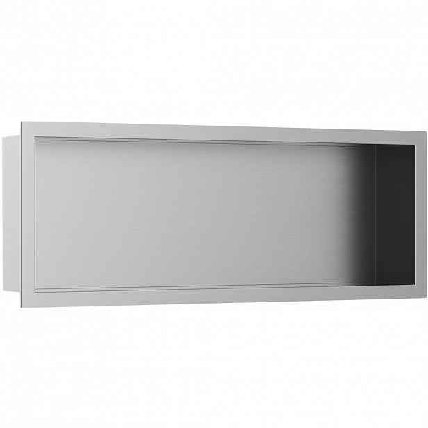 Zápustná polička/nika s okrajem do obkladu - nerezová  - 60x20x10 cm