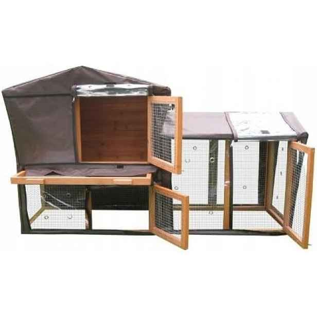 Bunny Business Hutch obal na zahrádku 147 cm L x 53 W x 85 H