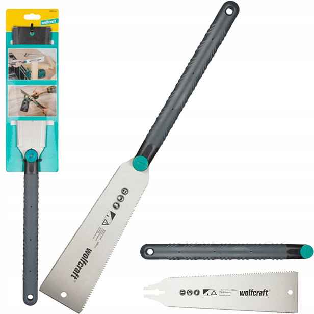 Japonská Pila Wolfcraft 240 MM Na Dřevo, Lišty A Plast, Ocel, Nástroj