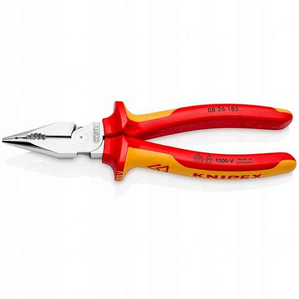 Knipex Kleště Na Ostré Čelisti Pvc 185 MM. 08 26 185