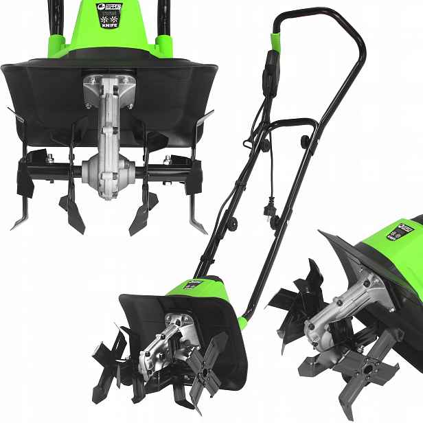 Kultivátor Elektrický Kultivátor Půdy 32 cm 1500 W 2v1 4 Nože