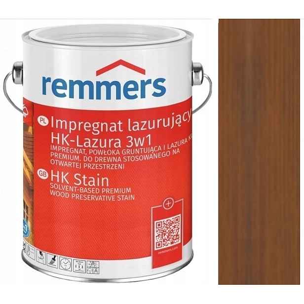 Remmers Hk-lasur Lazura 2,5L Impregnační Lazura Na Dřevo Ořech 2260