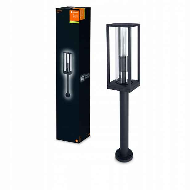 Venkovní zahradní lampa stojící sloupek E27 60 cm IP44 Šedá Endura