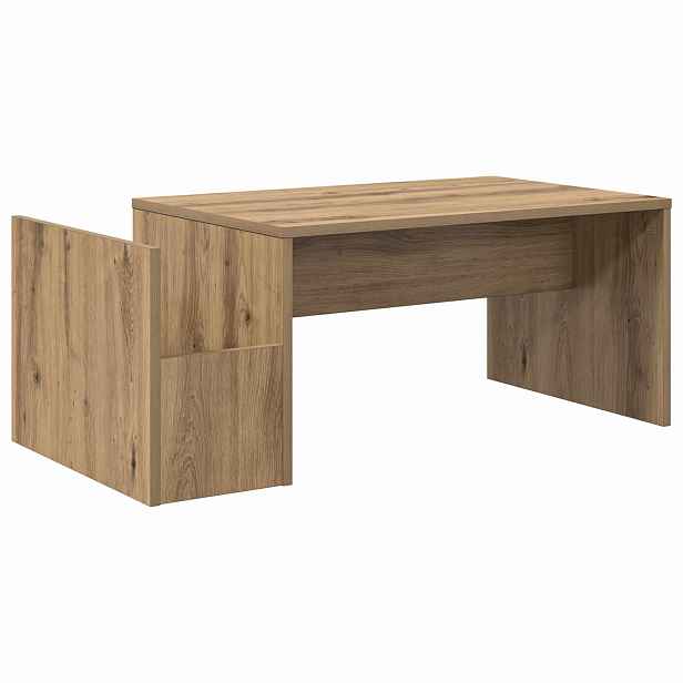 vidaXL Konferenční stolek Artisanový dub 90 x 45 x 35 cm