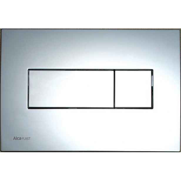 Alcaplast Tlačítko splachovače Wc chrom M371 Delfin
