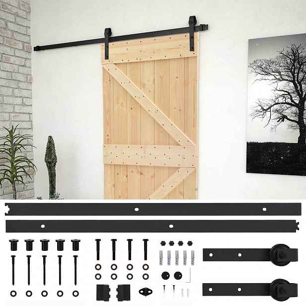 vidaXL Posuvné dveře 90 x 210 cm Masivní borovicové dřevo
