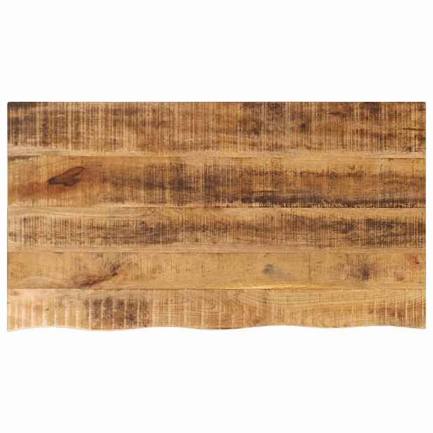 vidaXL Stolní deska 110x60x3,8 cm živá hrana hrubé mangovníkové dřevo