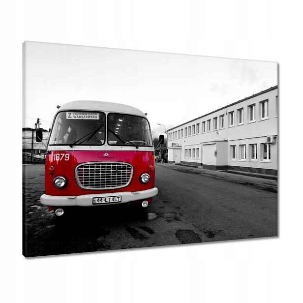 Obrazy 80x60 Červený Jelcz Okurka