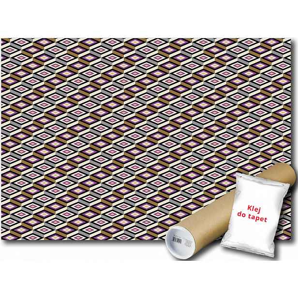 Fototapeta Vzor Kosočtverec 3D 23B F2XL 312x219 F11132