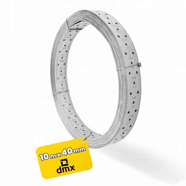 Montážní Páska 40x2x10 MM Tesařská Pozinkovaná TM2 x 10MB Ocelová