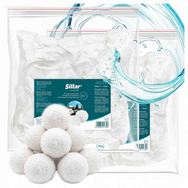 Sillar filtrační kuličky do bazénu vložky do pískových čerpadel vířivek 3 kg