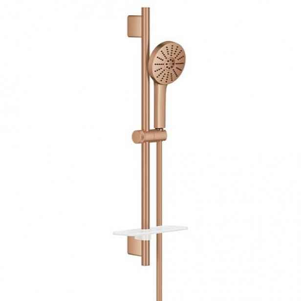 Sprchový set Grohe Vitalio Joy+ s poličkou kartáčovaný Warm Sunset 134866DL00