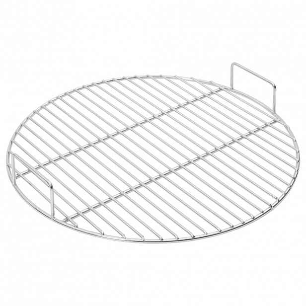 vidaXL Grilovací rošt s rukojeťmi kulatý Ø 44,5 cm 304 nerezová ocel