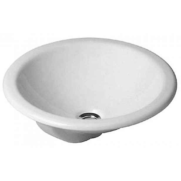 Duravit Architec - Umyvadlo s přepadem, průměr 47 cm, bílá 0468470000