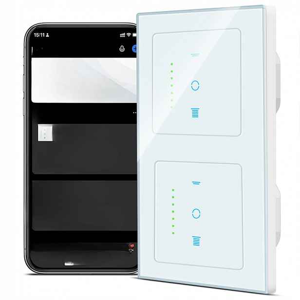 Spínač Rolet Žaluzií Inteligentní Dvojitý Currysmarter On-off Wi-fi