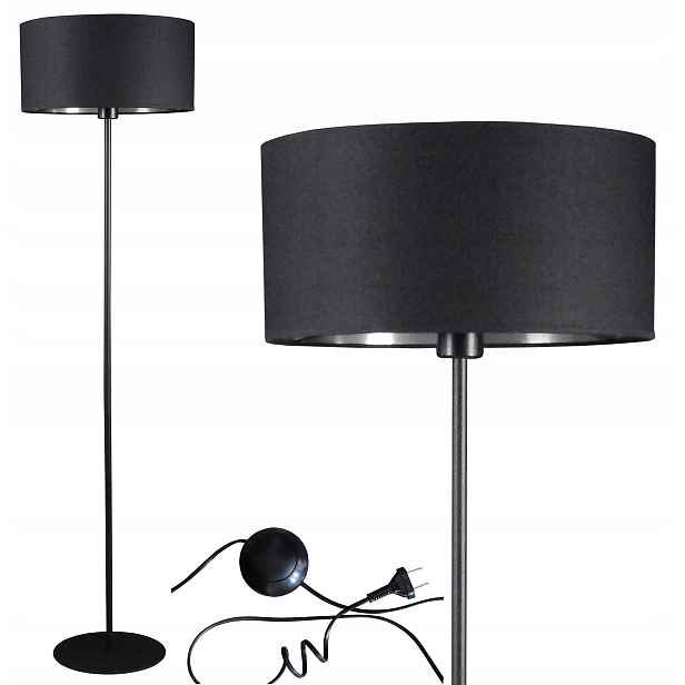 Stojací Lampa Do Ložnice Obývacího Pokoje Led E27 Stínidlo FI35 Stabilní